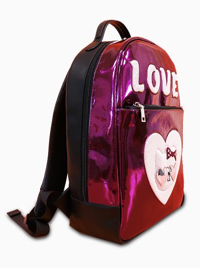 Рюкзак шкільний для дівчинки Hello Kitty Love alba soboni 211504 колір рожевий . Фото - 2