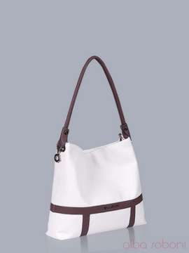 Літня сумка, модель 150810 білий. Зображення товару, вид збоку.