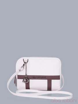Літня сумка, модель 150820 білий. Зображення товару, вид спереду.