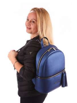 Молодіжний рюкзак, модель 172961 синій. Зображення товару, вид збоку.