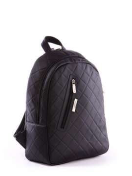 Брендовий рюкзак, модель 171346 чорний. Зображення товару, вид збоку.