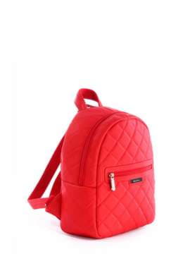 Стильний рюкзак, модель 171363 червоний. Зображення товару, вид збоку.