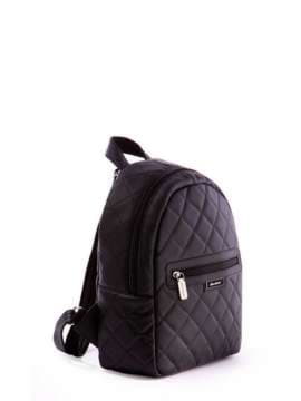 Брендовий рюкзак, модель 171366 чорний. Зображення товару, вид збоку.