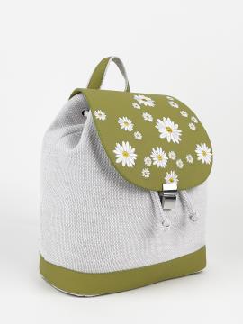 Фото товара: рюкзак 230208 фісташковий-св.сірий. Фото - 2.