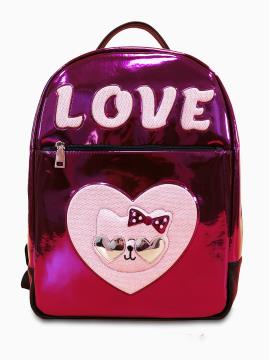 Фото товара: шкільний рюкзак 211504 рожевий. Вид 1.