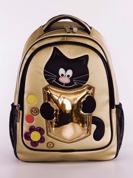 Фото товара: шкільний рюкзак 211702 золото. Вид 2.