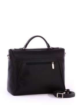 Молодіжна сумка-портфель, модель 171441 чорний. Зображення товару, вид збоку.
