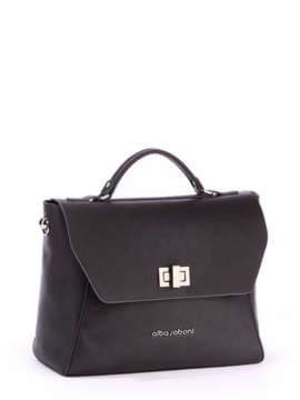 Брендова сумка-портфель, модель 171443 темно-сірий. Зображення товару, вид спереду.
