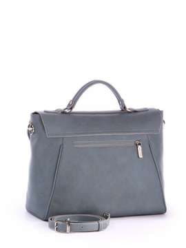Шкільна сумка-портфель, модель 171444 сіро-блакитний. Зображення товару, вид збоку.