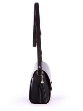 Шкільна сумка маленька, модель 171451 чорний. Зображення товару, вид збоку.