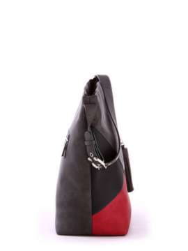 Брендова сумка, модель 171512 сірий. Зображення товару, вид збоку.
