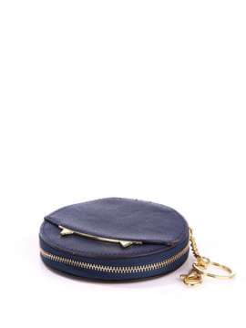 Модний брелок міні сумочка кішка синій. Зображення товару, вид 1