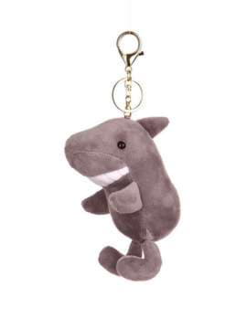 Стильний брелок м'яка іграшка акула сірий. Зображення товару, вид 1