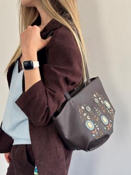 Фото товара: сумка 260381 темний шоколад. Фото - 1.