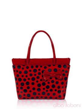 Стильна дитяча сумочка з вышивкою, модель 0183 червоний. Зображення товару, вид спереду.