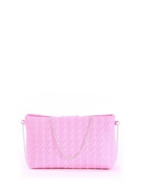Стильна дитяча сумочка з вышивкою, модель 0633 рожевий. Зображення товару, вид збоку.