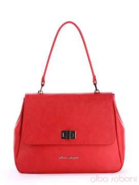 Стильна сумка-портфель, модель 170084 червоний. Зображення товару, вид спереду.