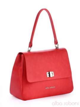 Стильна сумка-портфель, модель 170084 червоний. Зображення товару, вид збоку.
