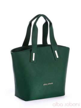 Стильна сумка, модель 170075 зелений. Зображення товару, вид збоку.