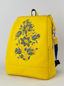 Фото товара: комплект (рюкзак та косметичка) n23011 жовто-синій. Фото - 2.