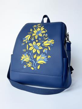Фото товара: комплект (рюкзак та косметичка) n23013 синій. Фото - 2.