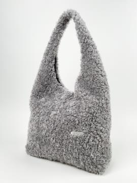 Фото товара: комлект (сумка та косметичка) n25095 світло-сірий. Фото - 2.