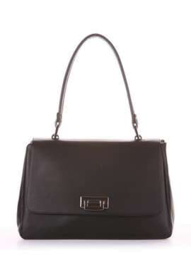 Молодіжна сумка-портфель, модель 181531 чорний. Зображення товару, вид спереду.