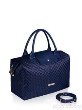 Стильна сумка, модель 152337 синій. Зображення товару, вид збоку.