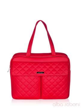 Стильна сумка, модель 161606 червоний. Зображення товару, вид спереду.