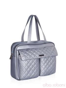 Шкільна сумка, модель 161606 срібло. Зображення товару, вид збоку.