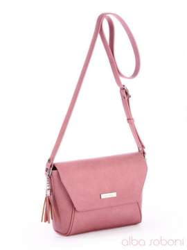 Літня сумка маленька, модель 170093 рожевий. Зображення товару, вид спереду.