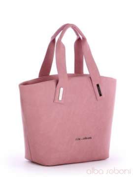 Стильна сумка, модель 170073 рожевий. Зображення товару, вид збоку.