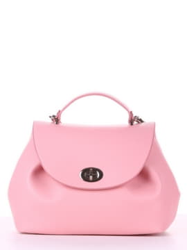 Модна сумка, модель 190009 пудрово-рожевий. Зображення товару, вид спереду.