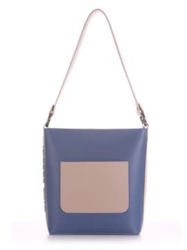 Літня сумка, модель 190142 блакитний. Зображення товару, вид спереду.