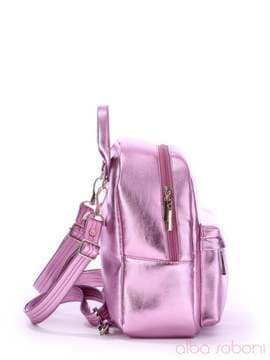 Літній рюкзак, модель 170233 рожевий. Зображення товару, вид збоку.