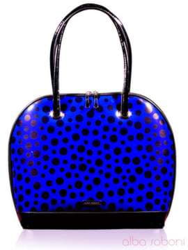 Літня сумка, модель 130716 синій. Зображення товару, вид спереду.