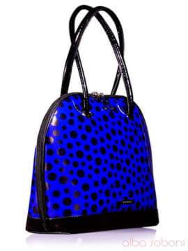 Літня сумка, модель 130716 синій. Зображення товару, вид збоку.