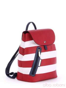 Стильний рюкзак, модель 170012 червоно-синій. Зображення товару, вид спереду.