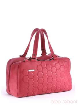 Брендова сумка з вышивкою, модель 162814 червоний. Зображення товару, вид спереду.