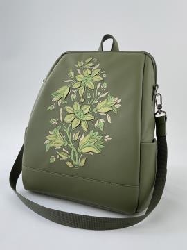 Фото товара: рюкзак u22181 оливковий. Фото - 2.