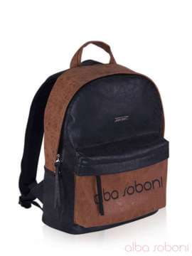 Шкільний рюкзак - unisex, модель 161718 чорний. Зображення товару, вид збоку.