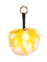 Молодежный брелок шар ананас большой желтый. Изображение товара, вид 1