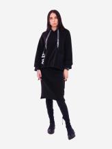Фото товара: женский костюм с юбкой L черный (202-015-03). Вид 1.