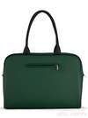 Брендова сумка з вышивкою, модель 120760 зелений. Зображення товару, вид ззаду.
