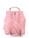 Жіночий рюкзак, модель 172734 рожевий. Зображення товару, вид ззаду.