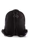 Стильний рюкзак з вышивкою, модель 172966 чорний. Зображення товару, вид ззаду.