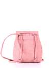 Стильний міні-рюкзак, модель 172744 рожевий. Зображення товару, вид ззаду.