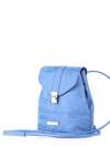 Модний міні-рюкзак, модель 172745 блакитний. Зображення товару, вид збоку.