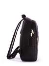 Шкільний рюкзак з вышивкою, модель 171313 чорний. Зображення товару, вид ззаду.