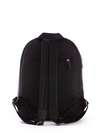 Стильний рюкзак з вышивкою, модель 171316 чорний. Зображення товару, вид додатковий.